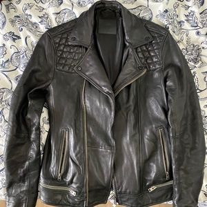 All Saints Conroy leather jacket